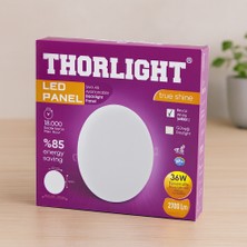 Aesco 36W 22CM Beyaz LED Panel 6400K 2700LM Sıva Altı Ayarlı