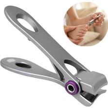 Aesco SN-29302 Profesyonel Geniş Ağızlı Ayak Tırnak Makası 85MM Paslanmaz Çelik Mat Gri