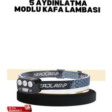 Astraltech Kamp ve Trekking Için Sensörlü LED Kafa Lambası