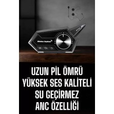 Midas Toptan Home Motorcu Kulaklığı Kask Kulaklığı Anc Özelliği Sesli Görüşme Özelliği