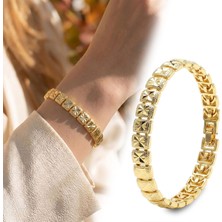 Beycen Aksesuar Stella 24K Gold Kaplama 8 mm Kadın Bileklik 3902KBV5D1