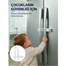 Midas Toptan Home 4 Adet Dolap Kapak Kilidi Ev Içi Güvenlik Için Pratik Koruma Seti Yeni Nesil