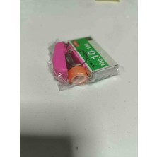 OLGUN Mini Zımba Bant Zımba Teli 3'lü Set Kırmızı 3,8 cm (Pembe)