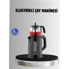 Astraltech Sinbo Stm 5840 Elektrikli Çay Makinesi 1800W Cam Demlik ve Sıcak Tutma Özellikli