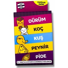 Astraltech Çabuk Reflex Kutu Oyunu Dürüm Koç Kuş Peynir Pide Kart Oyunu Oyun Parti Eğlence Aile Arkadaş Oyunu