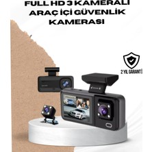 Astraltech Bağlantılı Full Araç Kamera Seti 3 Kameralı Park Koruma ve Döngü Kayıt