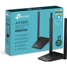 Astraltech Tp-Link Archer TX20U Plus, AX1800 Mbps Çift Antenli Yüksek Kazanımlı USB Adaptör, 1 Metre