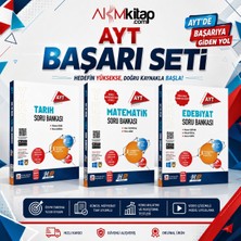 Akm Kitap Hız ve Renk Ayt Matematik Edebiyat ve Tarih Soru Bankası Seti 3 Kitap