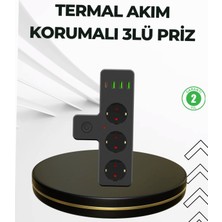 Astraltech Masa Üstü Çoklu Priz USB ve Çıkışlı Güç Dağıtıcı