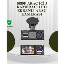 Astraltech G-Sensörlü 3'lü Kayıtlı Araç Kamerası