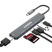 Astraltech Minesk Hub Çoklayıcı Hdmi/sd Card/micro Sd/usb 2.0/usb 3.0/usb-C/pd 100WAT