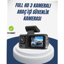 Astraltech Üç Kameralı Araç Kamerası Destekli Park Modu ve G-Sensörlü