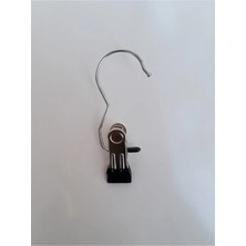 Empressco Mandallı Eşarp Askısı 10'lu Metal Renkli Dayanıklı Malzeme ile Kolay Kullanım