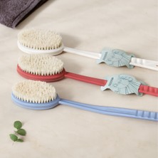 Gees Global Uzun Saplı Banyo Sırt Fırçası - Lifli
