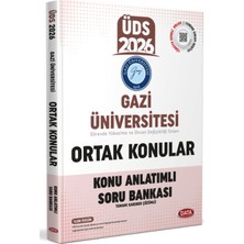 Data Yayınları Gazi Üniversitesi Üds Ortak Konular Konu Anlatımlı Soru Bankası