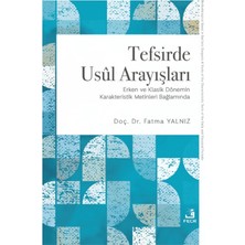 Fecr Yayınları Tefsirde Usul Arayışları