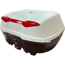 Belirtilmemiş Universal 52 Lt Sök - Tak Arka Çanta (Beyaz) Otomatik Kilit - Sırt Dayama Dahil