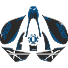 Hero Xpulse 200 2020 - 2025 Uyumlu Tank Pad Set 002