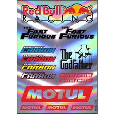 Belirtilmemiş A5 Hologram Sticker 075 Tek Paket Çoklu Sticker