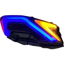 Honda Pcx 2021 - 2024 Uyumlu Rgb LED Telefon Konrollü Arka Stop Takımı Bluetooth