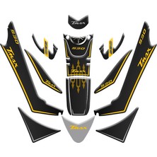 Yamaha Tmax 530 2017 - 2021 Uyumlu Tank Pad Set 003
