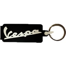 Vespa Uyumlu Anahtarlık Siyah