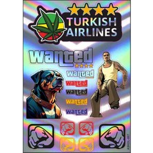 Belirtilmemiş A5 Hologram Sticker 077 Tek Paket Çoklu Sticker