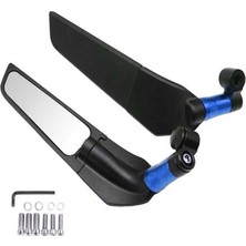 Belirtilmemiş Universal Mavi H2 Yarasa Katlanır Ayna Tek Delikli Model