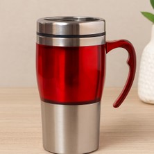 TKÇ Termos Bardak 450ML (Uzun, Krom & Renkli)