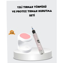 Astraltech 20.000 Rpm Tırnak Matkabı + Mini LED Oje Kurutma Cihazı Seti