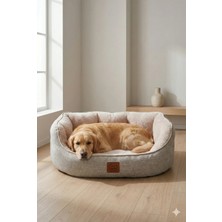 Empressco Coco, Çift Taraflı Minderli, Ultra Yumuşak, Kaydırmaz Tabanlı, Yıkanabilir Kedi ve Köpek Yatağı