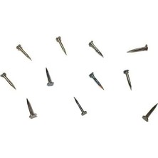 Drop Tedarik Klips, Menteşe, Ayağı Çivisi 9mm Çelik - Nikel 100GR