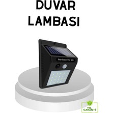 Astraltech 20 LED Güneş Paneli Aydınlatma – Fotoselli ve Hareket Algılamalı Dış Mekan Duvar Lambası