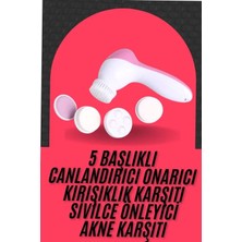 Astraltech Cilt Temizleme ve Masaj Aleti 5 Başlıklı Akne ve Sivilce Önleyici