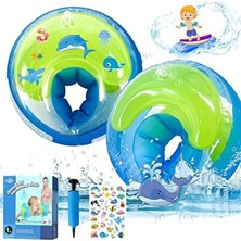 Maison Luré 3 Katmanlı Güvenli Bebek Yüzme Kollukları - 1-6 Yaş Çocuklar Için Kolluk & Simit