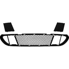 Bmw E60+LCI 2002-2009 Tampon Izgarası Ön Orta Kapakları Ile M Tech 2003 09 51117897186 Wender