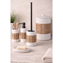Arow 5 Parça Porselen Cleara Banyo Seti
