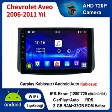 Conio Chevrolet Aveo  2006-2011 Yıl 2GB Ram 32GB Rom Hafıza Android Kablosuz Carplay Navigasyon Multimedya 9 Inç Ekran Hediye görüş kamerası Hediye Çerçevesi