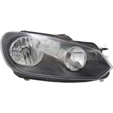Vw Golf 6 Gtı (2008-2013 Arasi Golf 6 Icin Uyumludur) Far Seti Sol Sağ Cift Mercek 7.5 Gorunum J LED 5G1941005E Wisco
