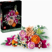 Astraltech LEGO Botanicals Pembe Çiçek Buketi 10342 – Yetişkinler Için Gül, Papatya, Orkide, Mürver Çiçeği, Dü