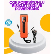 Astraltech Su Geçirmez Bisiklet Işığı 5000 Mah Powerbankli Ön Far