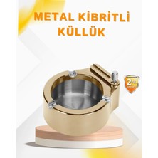 Astraltech Çakmak Entegreli Küllük Yeniden Doldurulabilir Metal Gövde