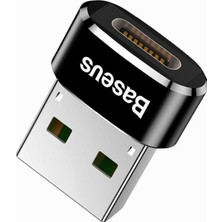 Astraltech Baseus, Bilgisayar/telefon Mini Hub Adaptörü, Siyah, 3A, Giriş: A 2.0, Çıkış: C,s