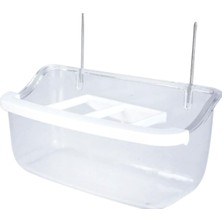 Astraltech Beak's Kuş Yemlikleri, 10 cm Telli Izgaralı Yemlik, Şeffaf x 32 Adet