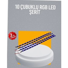 Astraltech LED Yağmur Işığı Seti 10 Adet Meteor Çubuk Aydınlatma
