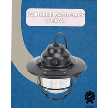 Astraltech Dış Mekan Için Şık LED Fener – 4400MAH Pil, Ipx4 Su Geçirmez, Asılabilir