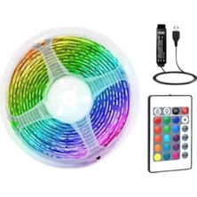 Astraltech Rgb Şerit LED 10 Metre LED Işık Kumanda ile Kontrol Rgb