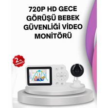 Astraltech Gece Görüşlü Bebek Kamerası Ninni ve Alarm Özellikli
