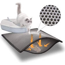 Astraltech Bypet Elekli Kedi Kumu Paspası Küçük Boy (Gri)
