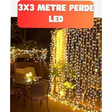 Astraltech 3x3 Metre Şelale LED Perde Işık Iç Dış Mekân Dekorasyonu
